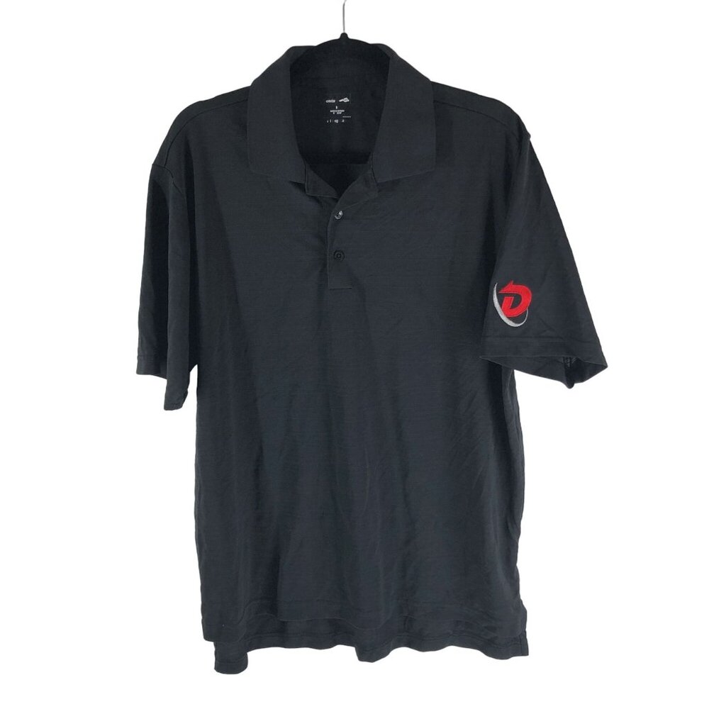Adidas Mens Black Golf Performance Polo Shirt Size M